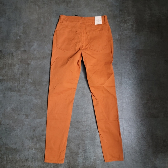 Nanette Lepore Hamilton Skinny Pants, Autumn Orange, Women's Size 2 - Picture 5 of 10